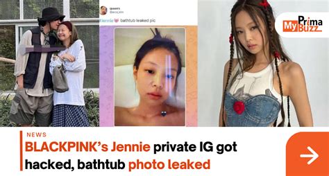 jennie bathtub|What’s Going on With BLACKPINK’s Leaked